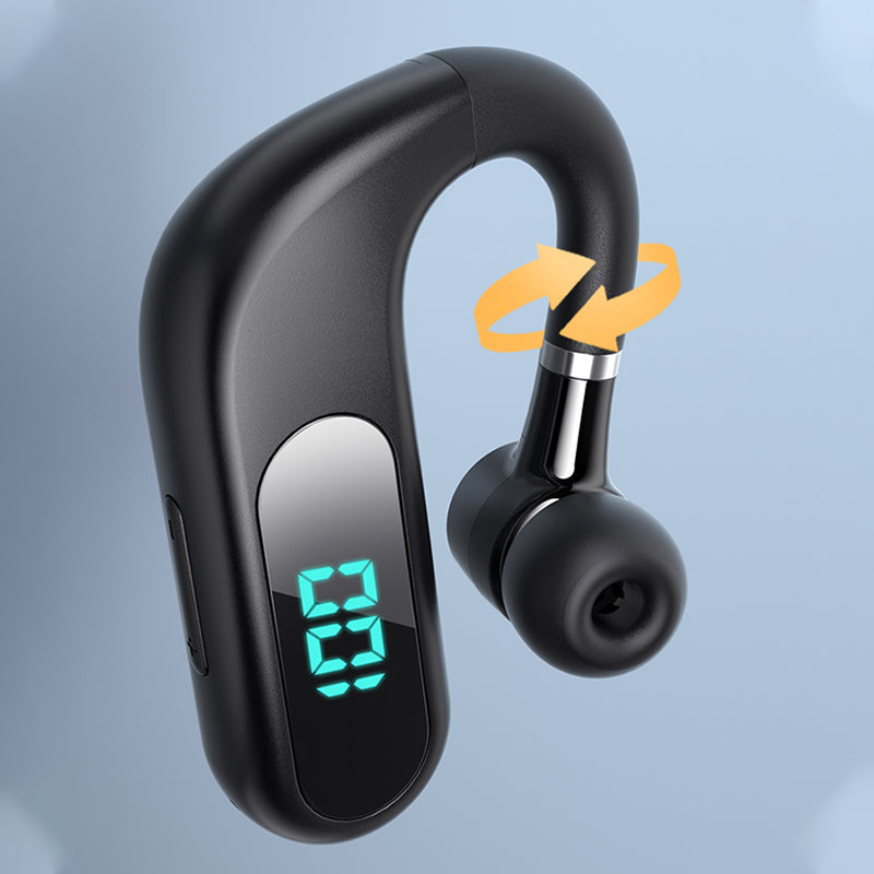 V13 Business Single Ear Earhook Wireless Bluetooth 5.2 Headset Hands-free Earphone with Smart Digital Display V13 Business Single Ear Earhook Wireless Bluetooth 5.2 Headset Hands-free Earphone with Smart Digital Display
